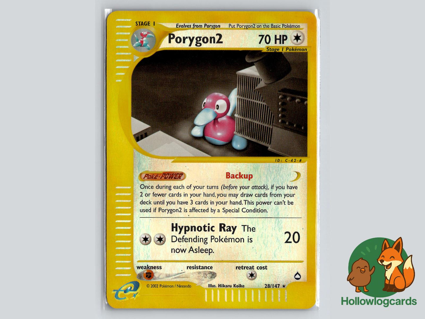 Porygon2 (28/147) - Aquapolis Pokémon Card