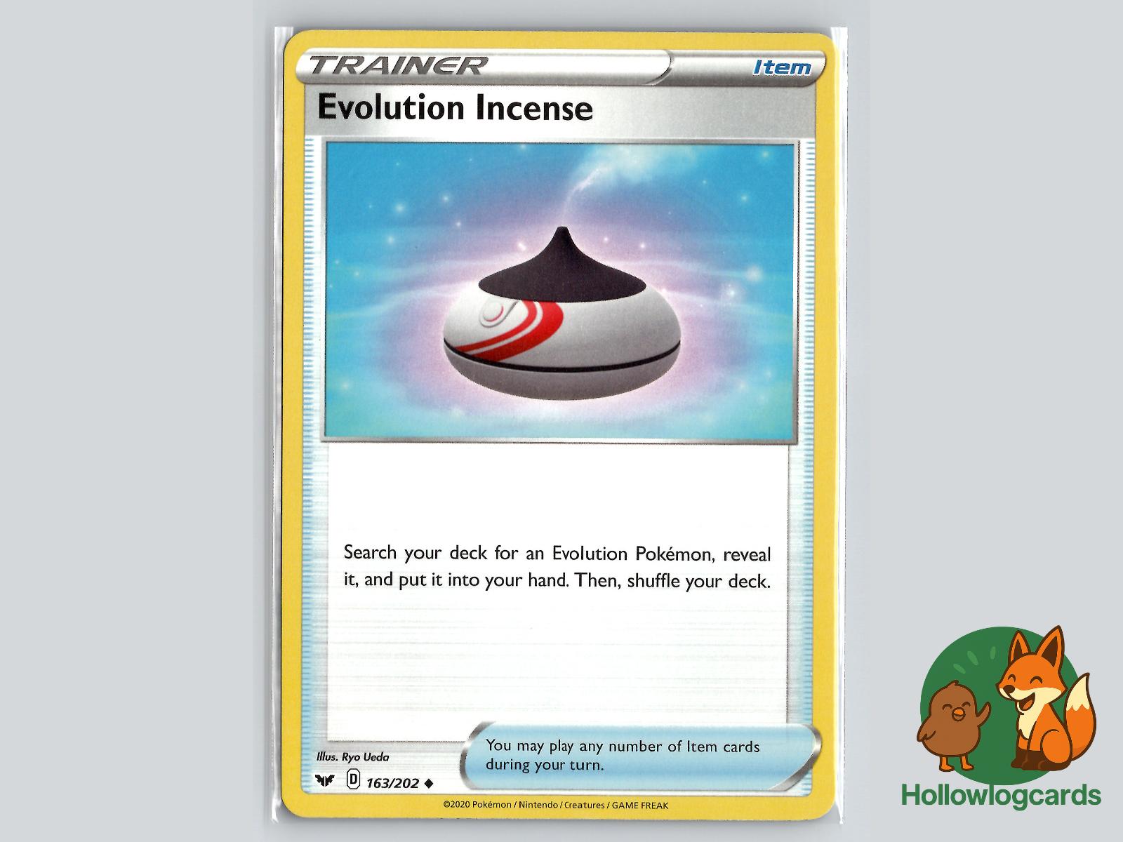 Evolution Incense (163/202) - Sword & Shield Pokémon Card