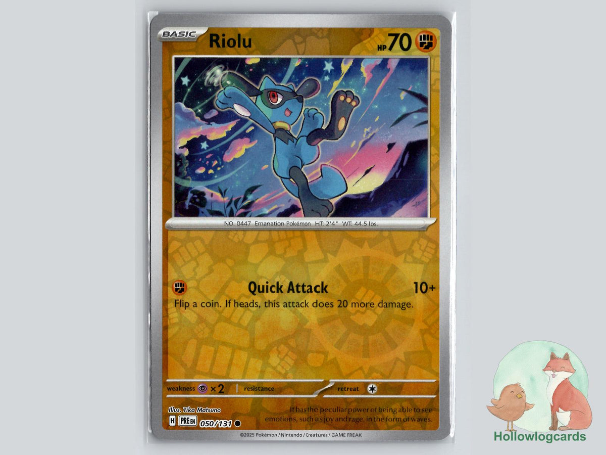 Riolu (050/131) - Prismatic Evolutions Pokémon Card