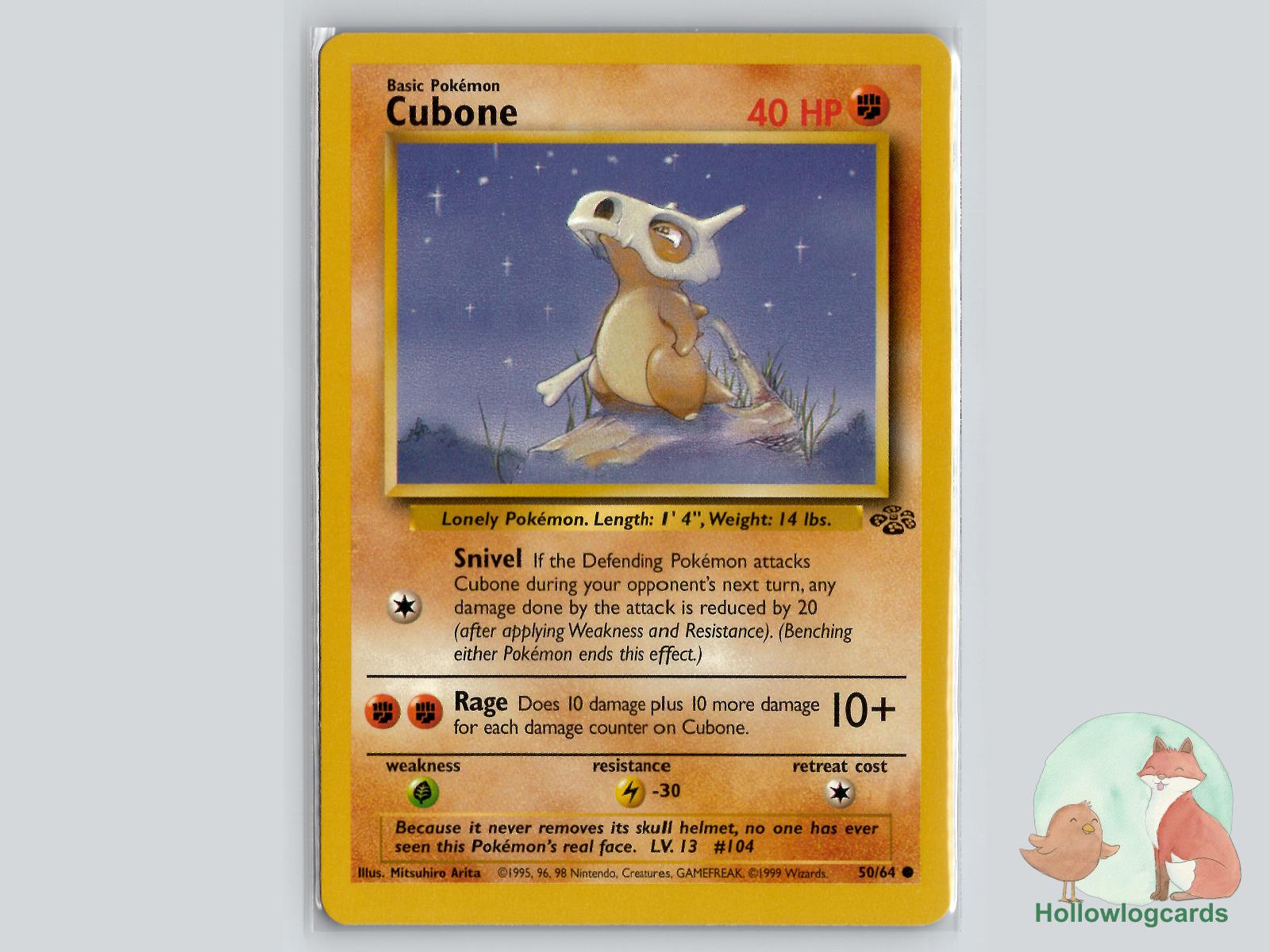 Cubone (50/64) - Jungle Pokémon Card