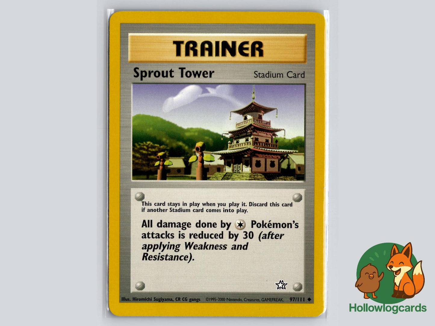 Sprout Tower (97/111) - Neo Genesis Pokémon Card