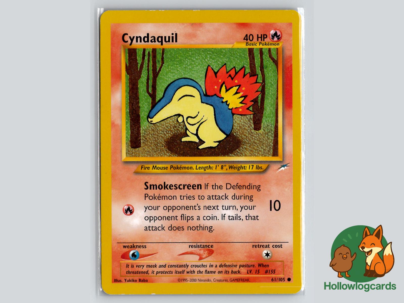 Cyndaquil (61/105) - Neo Destiny Pokémon Card