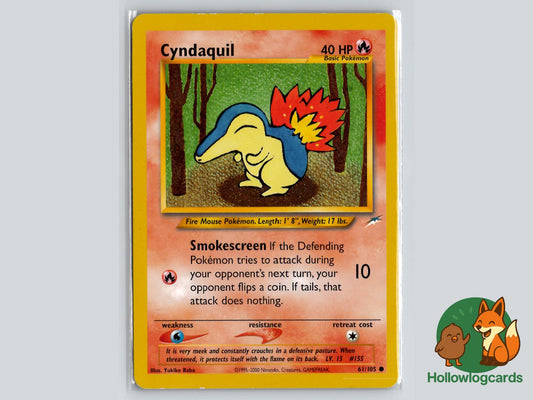 Cyndaquil (61/105) - Neo Destiny Pokémon Card