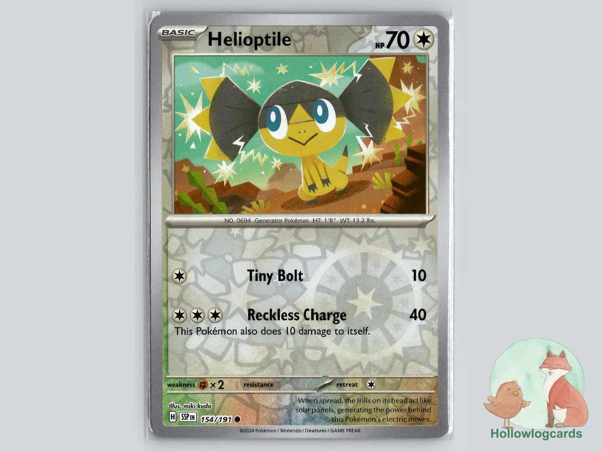 Helioptile (154/191) - Surging Sparks Pokémon Card