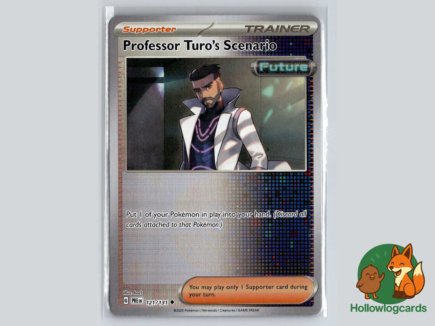 Professor Turo's Scenario (121/131) - Prismatic Evolutions Pokémon Card