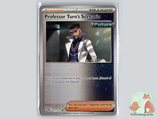 Professor Turo's Scenario (121/131) - Prismatic Evolutions Pokémon Card