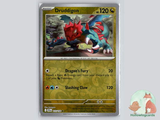 Druddigon (115/159) - Journey Together Pokémon Card