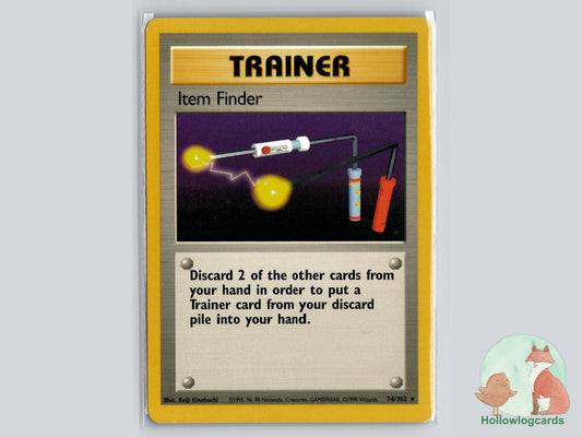 Item Finder (74/102) - Base Pokémon Card