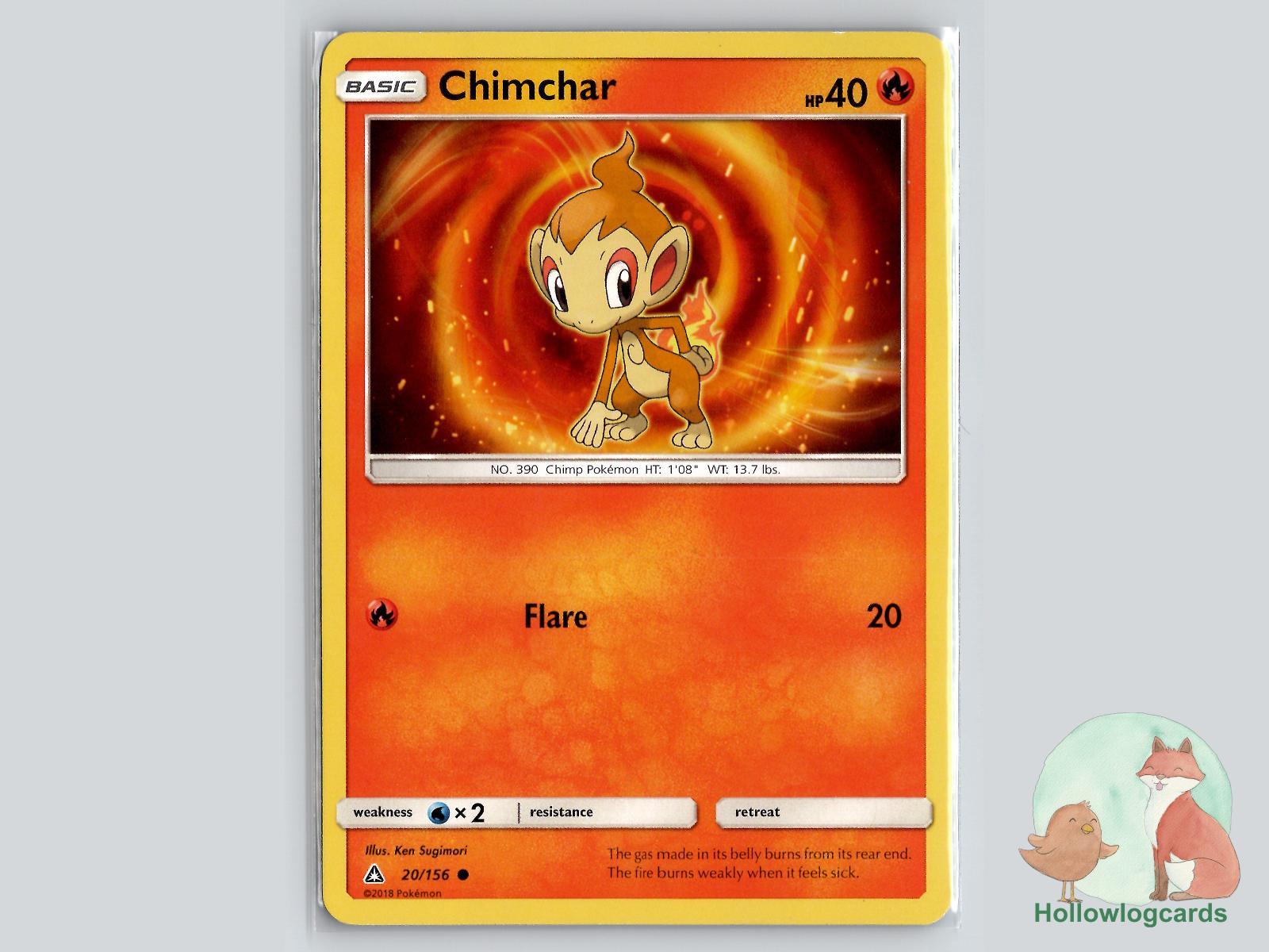 Chimchar (20/156) - Ultra Prism Pokémon Card