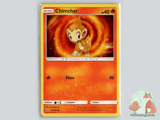 Chimchar (20/156) - Ultra Prism Pokémon Card