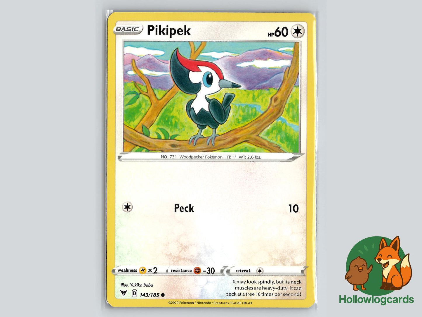 Pikipek (143/185) - Vivid Voltage Pokémon Card