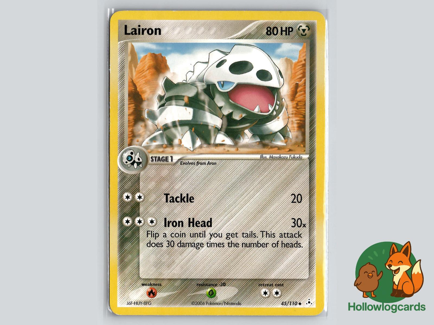 Lairon (45/110) - Holon Phantoms Pokémon Card
