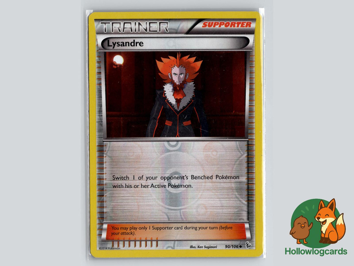Lysandre (90/106) - Flashfire Pokémon Card