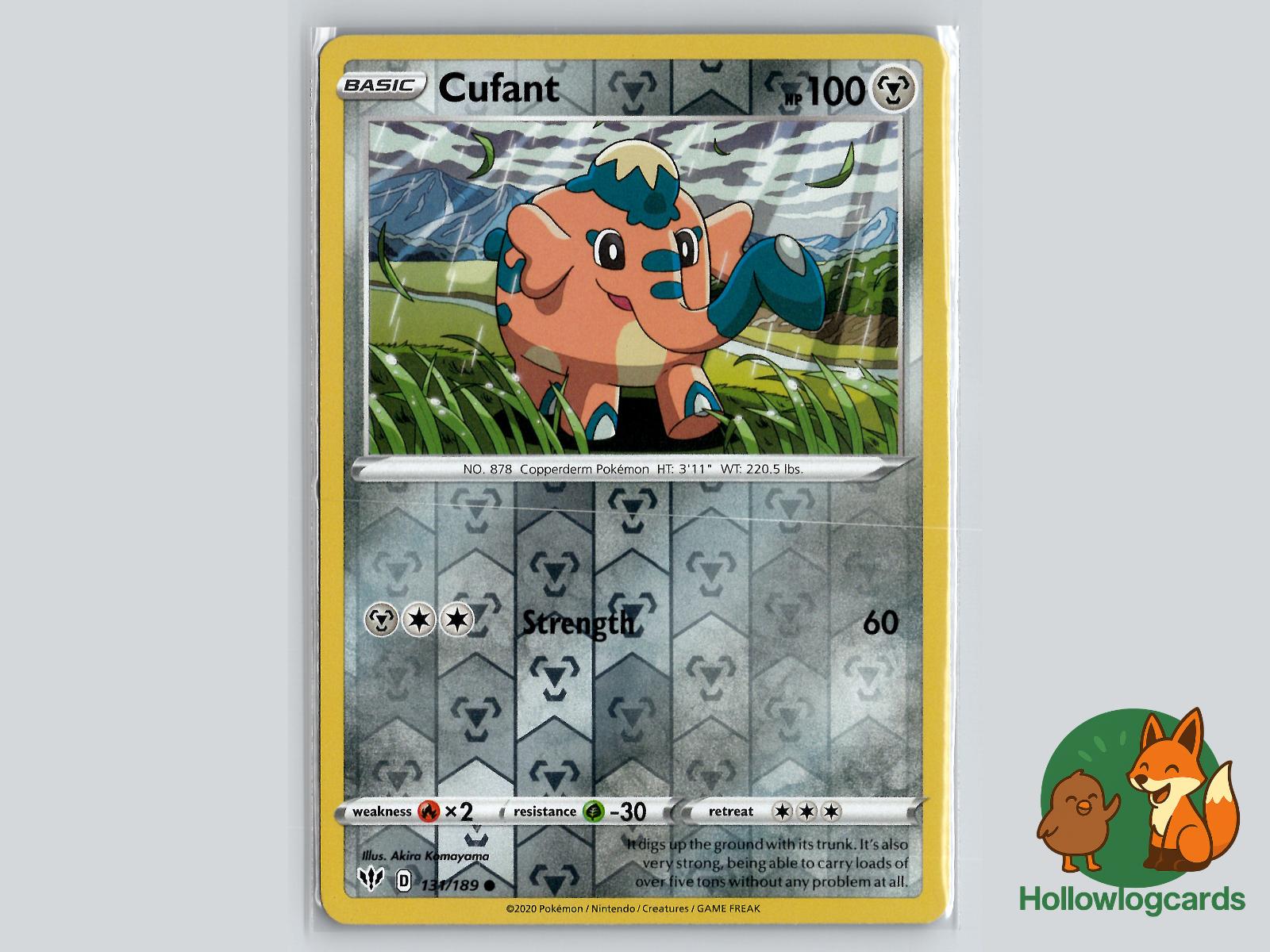 Cufant (131/189) - Darkness Ablaze Pokémon Card
