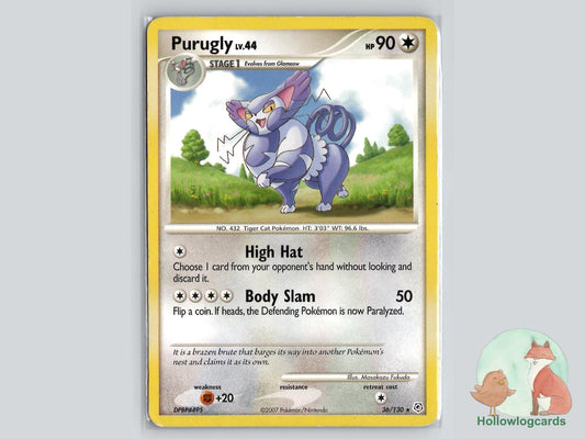 Purugly (36/130) - Diamond & Pearl Pokémon Card