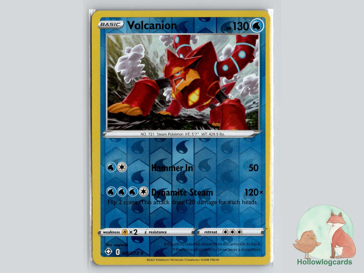 Volcanion (025/072) - Shining Fates Pokémon Card