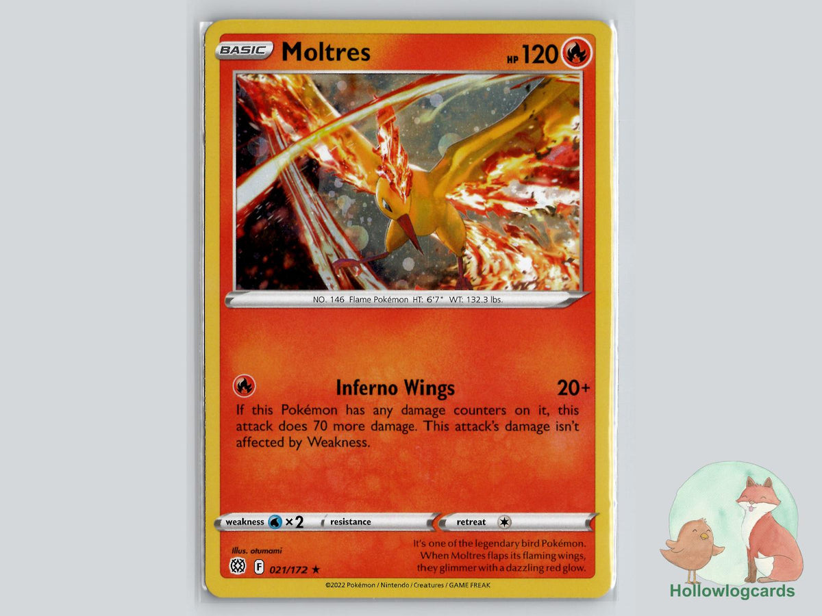 Moltres (021/172) Pokémon Card