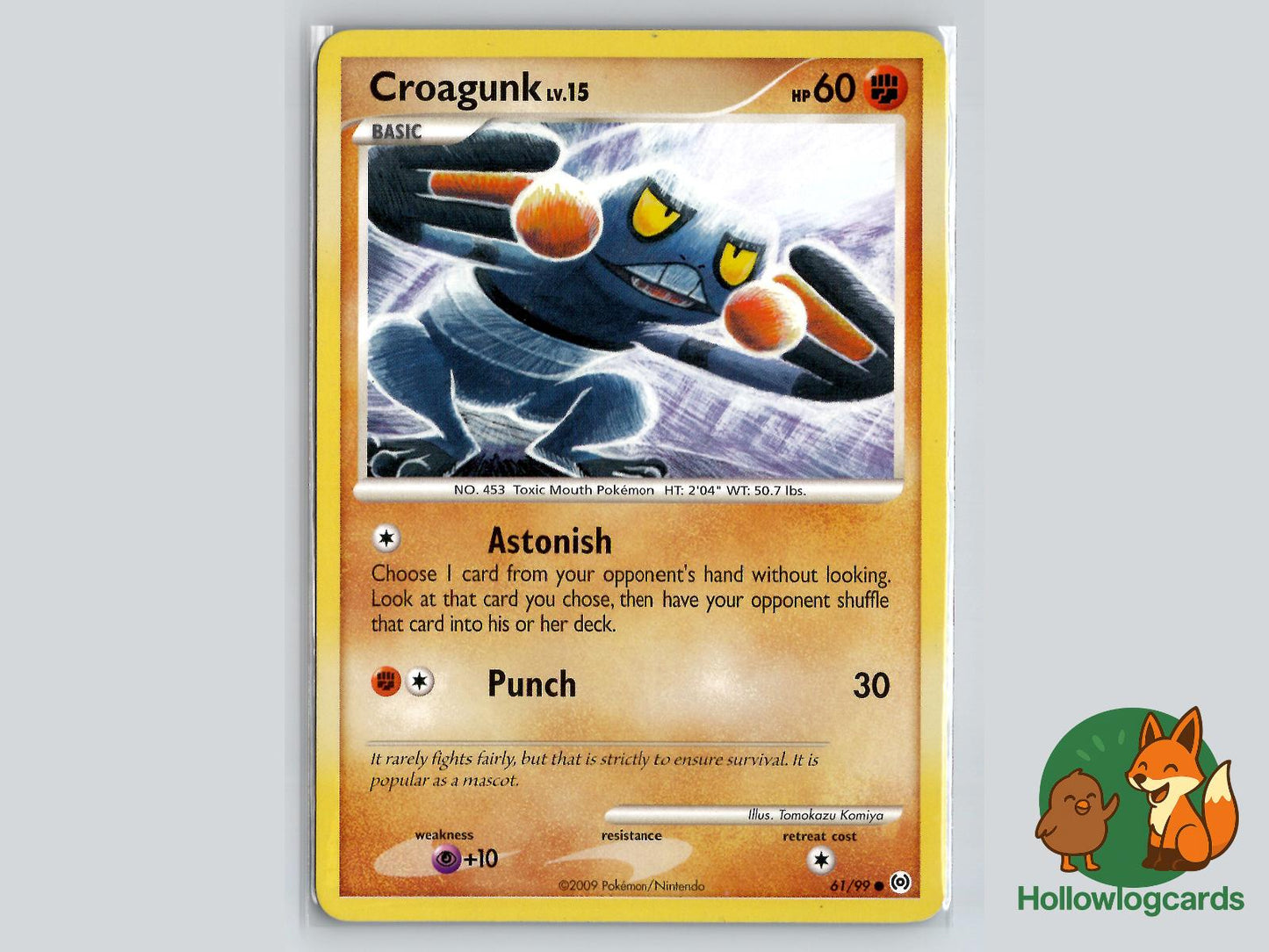 Croagunk (61/99) - Arceus Pokémon Card
