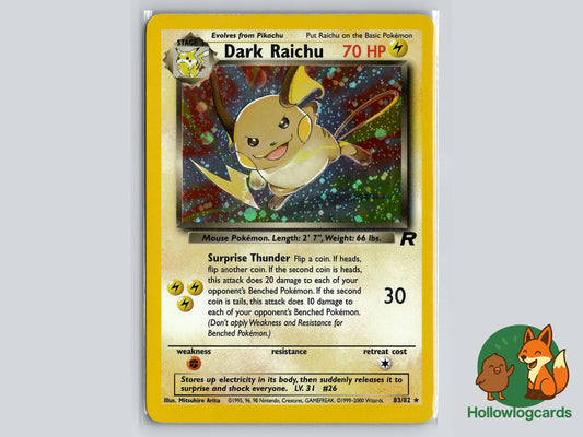 Image of Dark Raichu Team Rocket (RO) #83