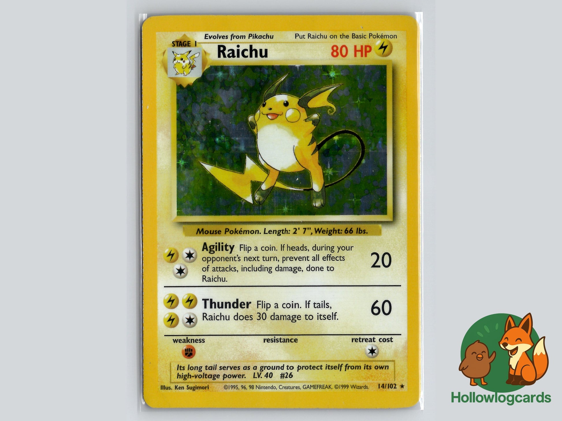 Image of Raichu Base Set (BS) #14