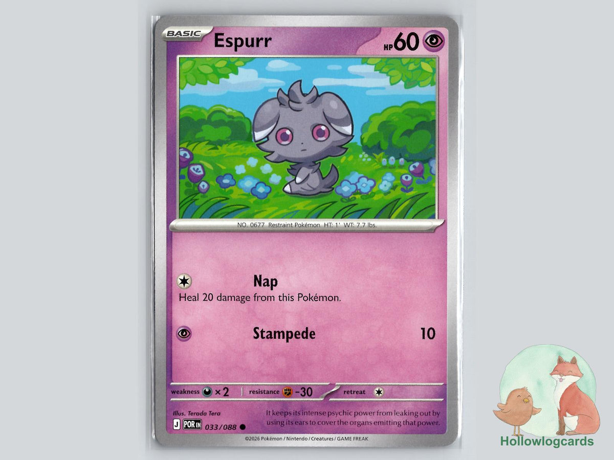Espurr (033/088) Pokémon Card