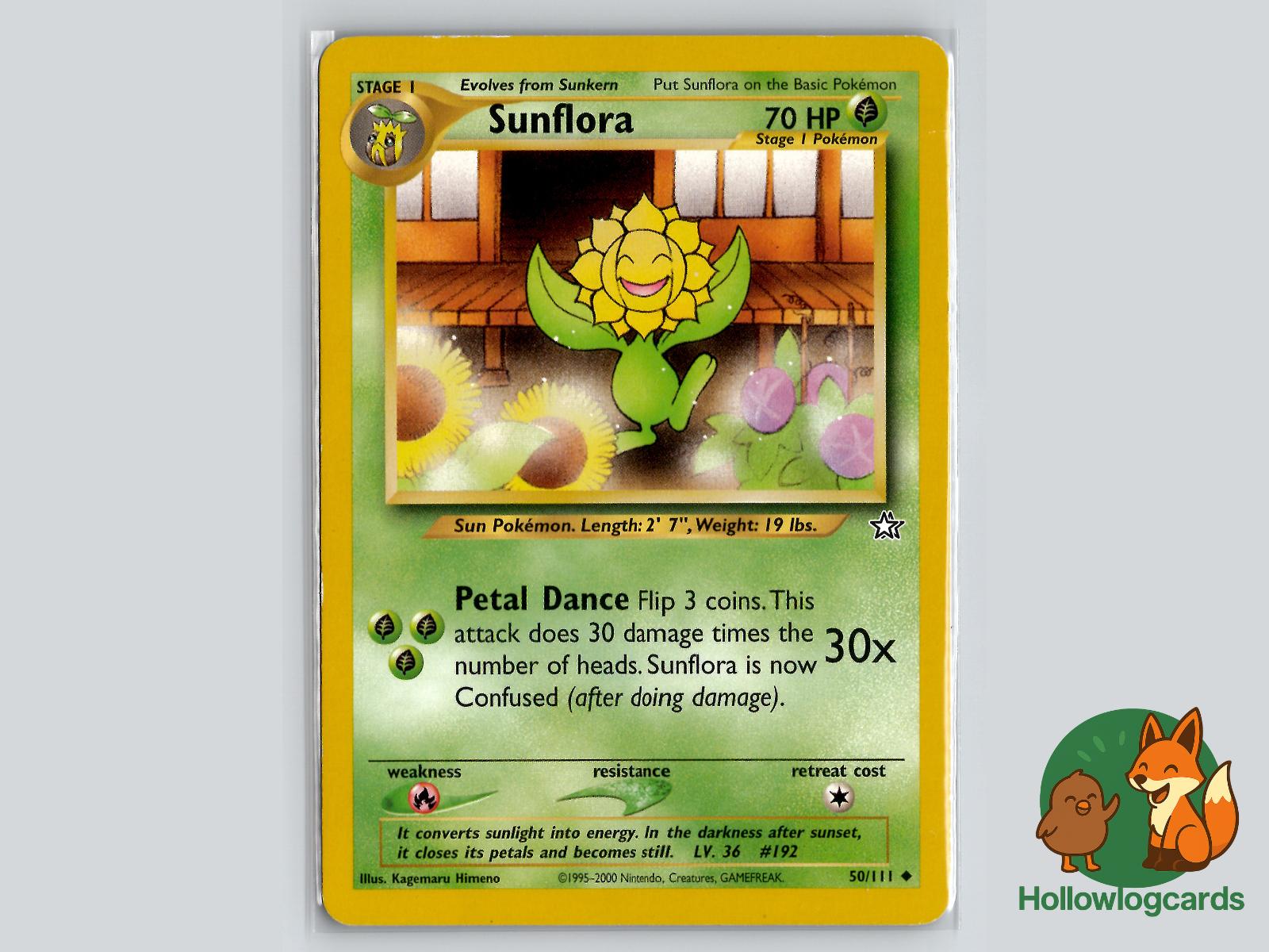Sunflora (50/111) - Neo Genesis Pokémon Card