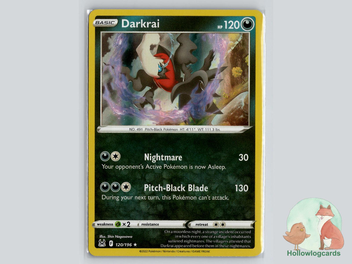 Darkrai (120/196) - Lost Origin Pokémon Card