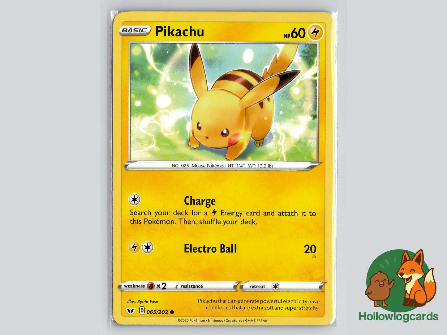Pikachu (065/202) - Sword & Shield Pokémon Card