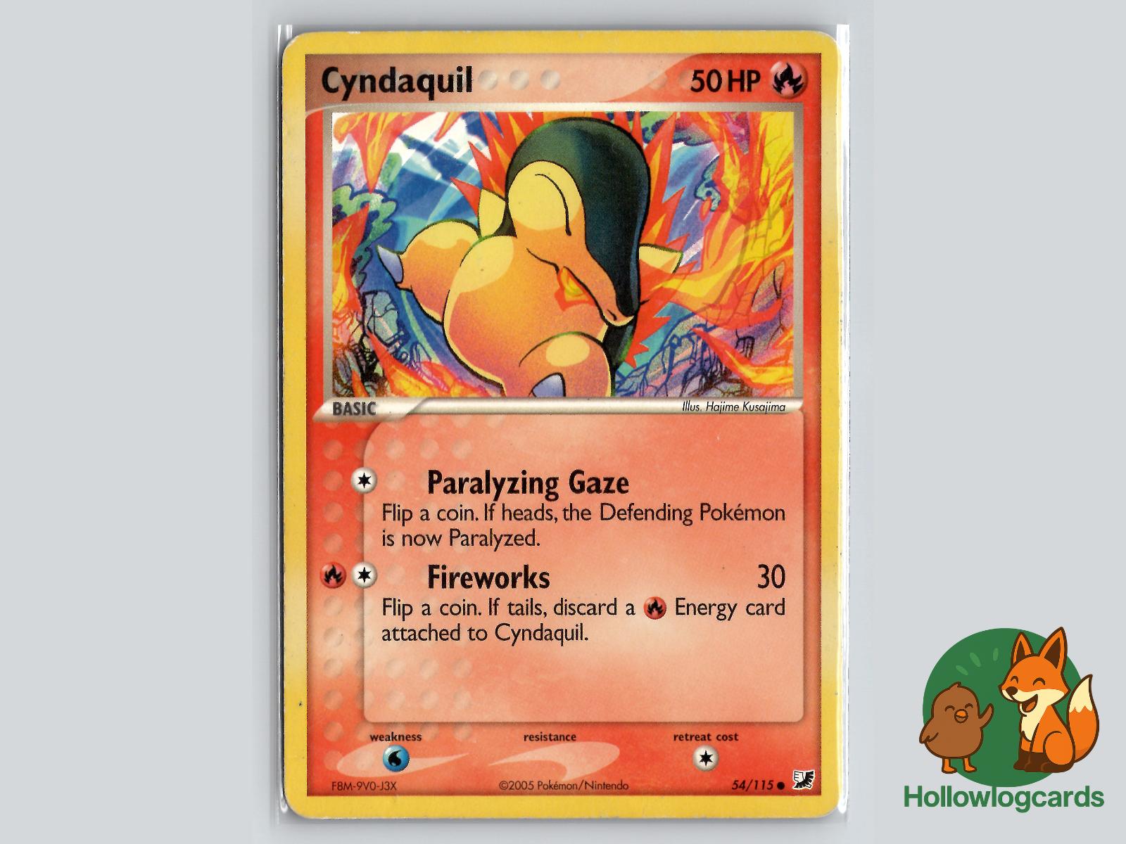Cyndaquil (54/115) - Unseen Forces Pokémon Card
