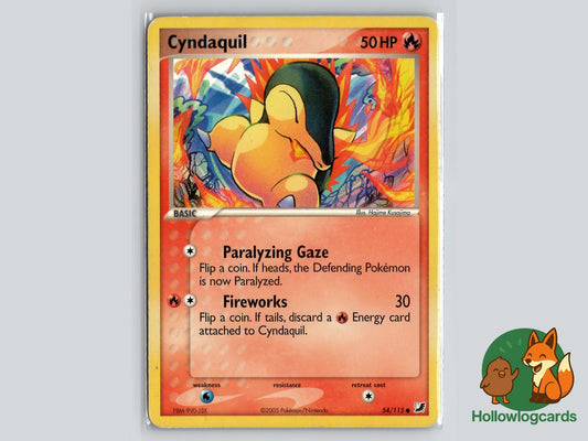 Cyndaquil (54/115) - Unseen Forces Pokémon Card