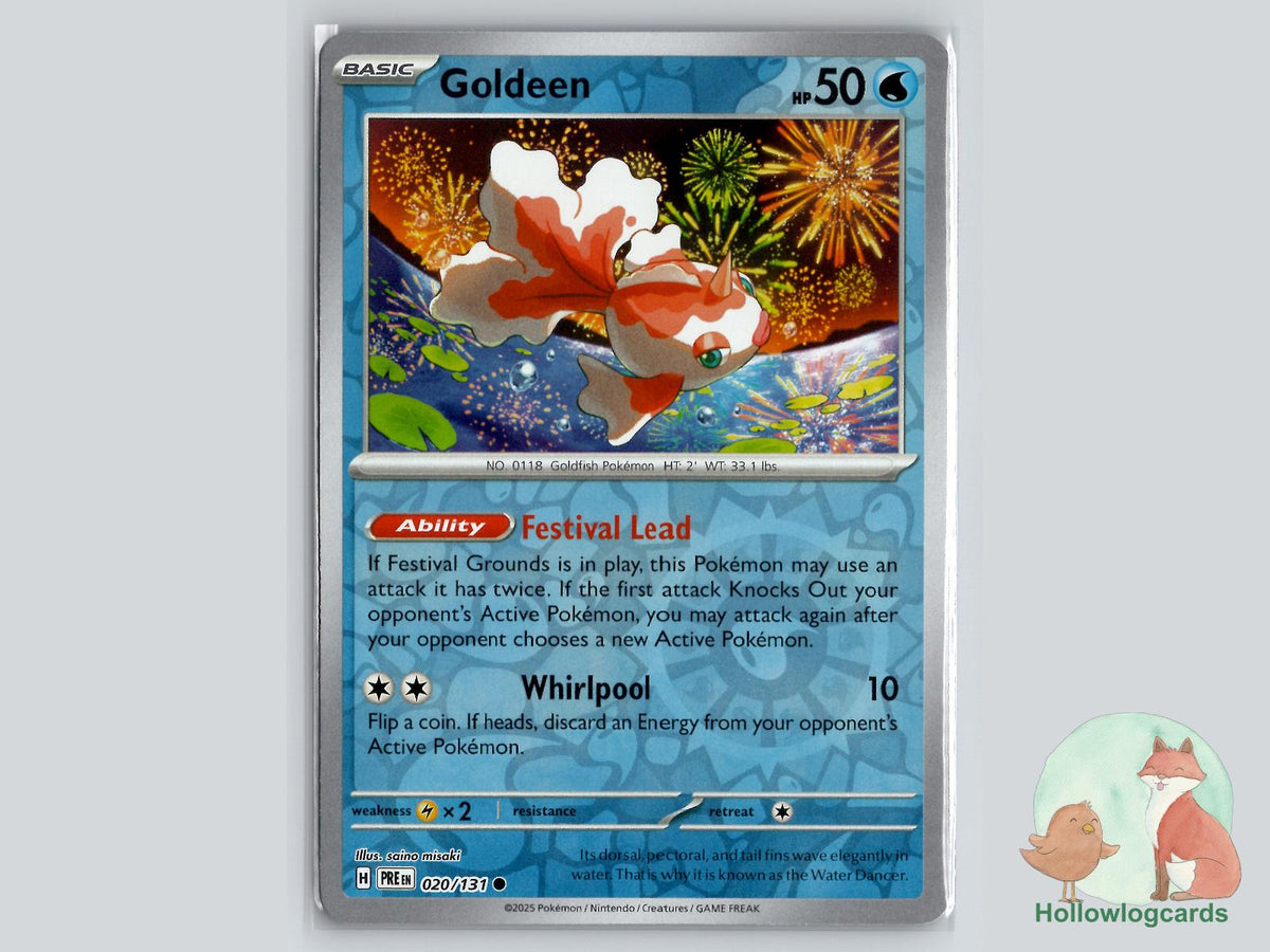 Goldeen (020/131) - Prismatic Evolutions Pokémon Card