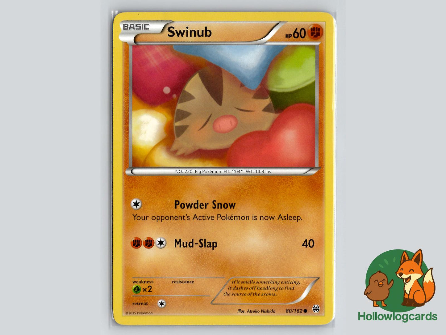 Swinub (80/162) - BREAKthrough Pokémon Card