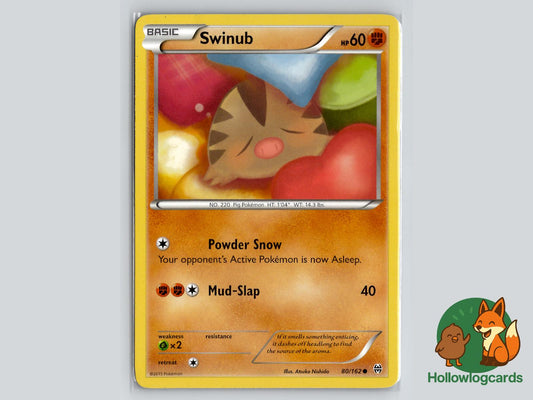 Swinub (80/162) - BREAKthrough Pokémon Card