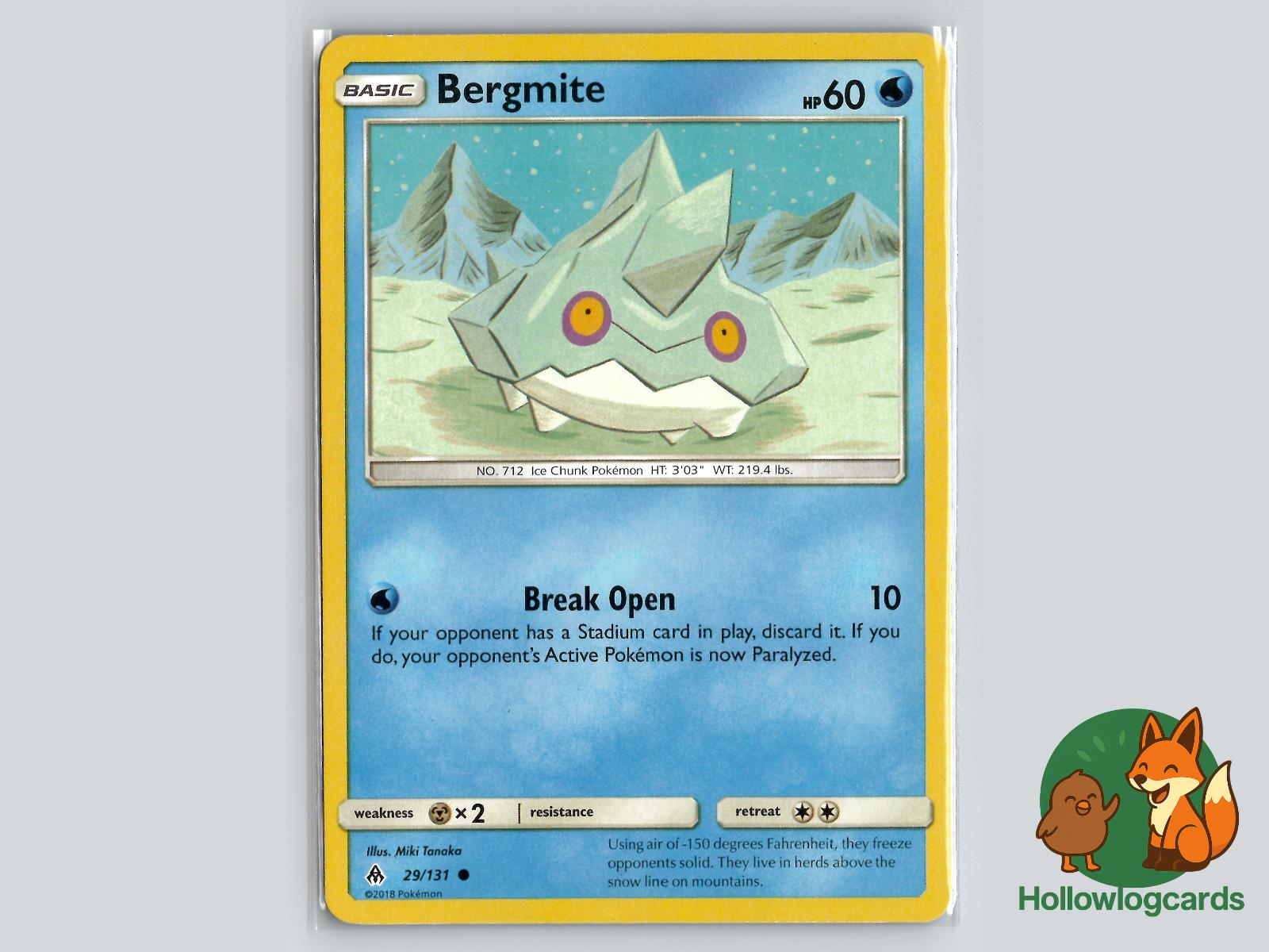 Bergmite (29/131) - Forbidden Light Pokémon Card