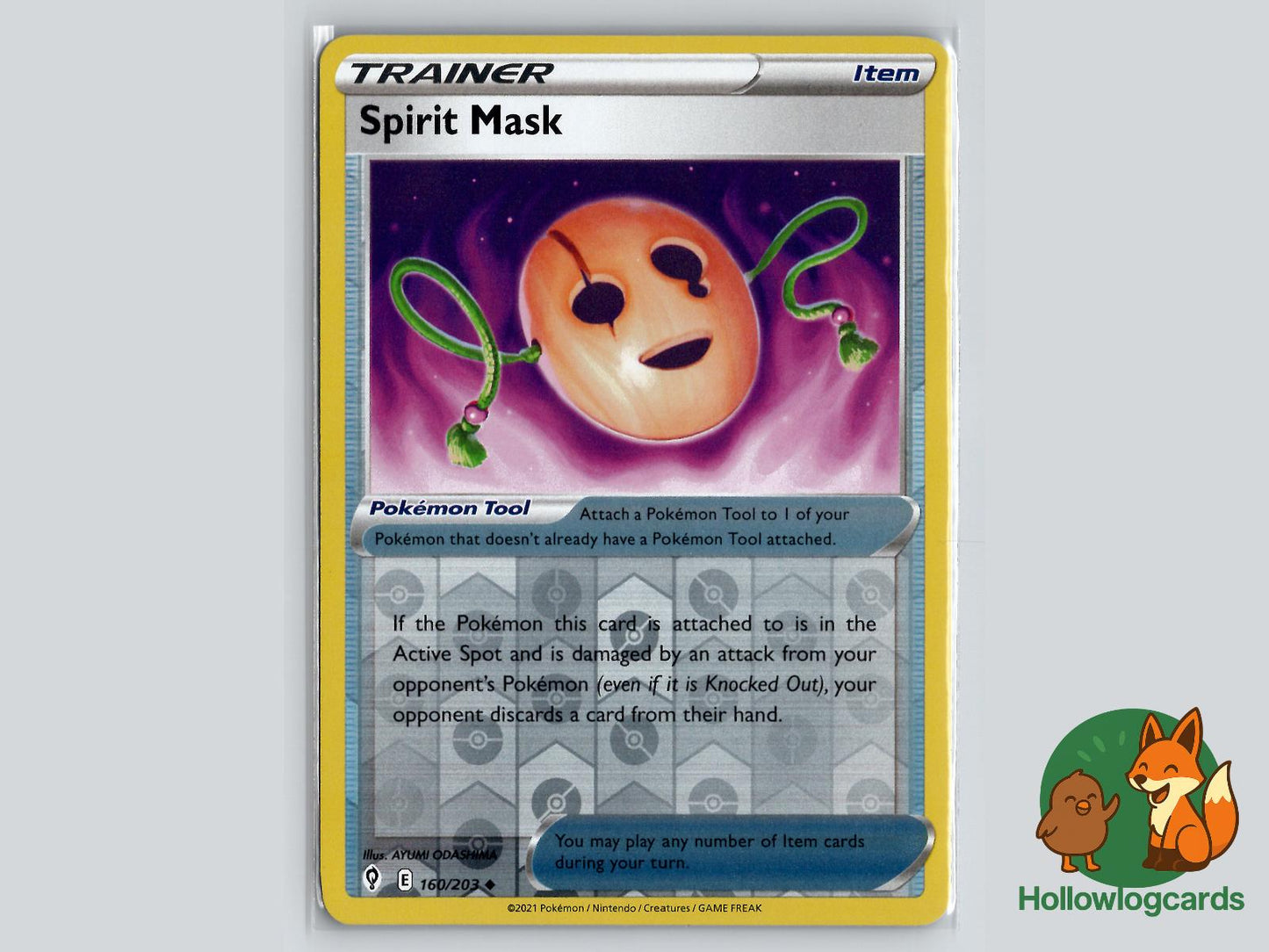 Spirit Mask (160/203) - Evolving Skies Pokémon Card