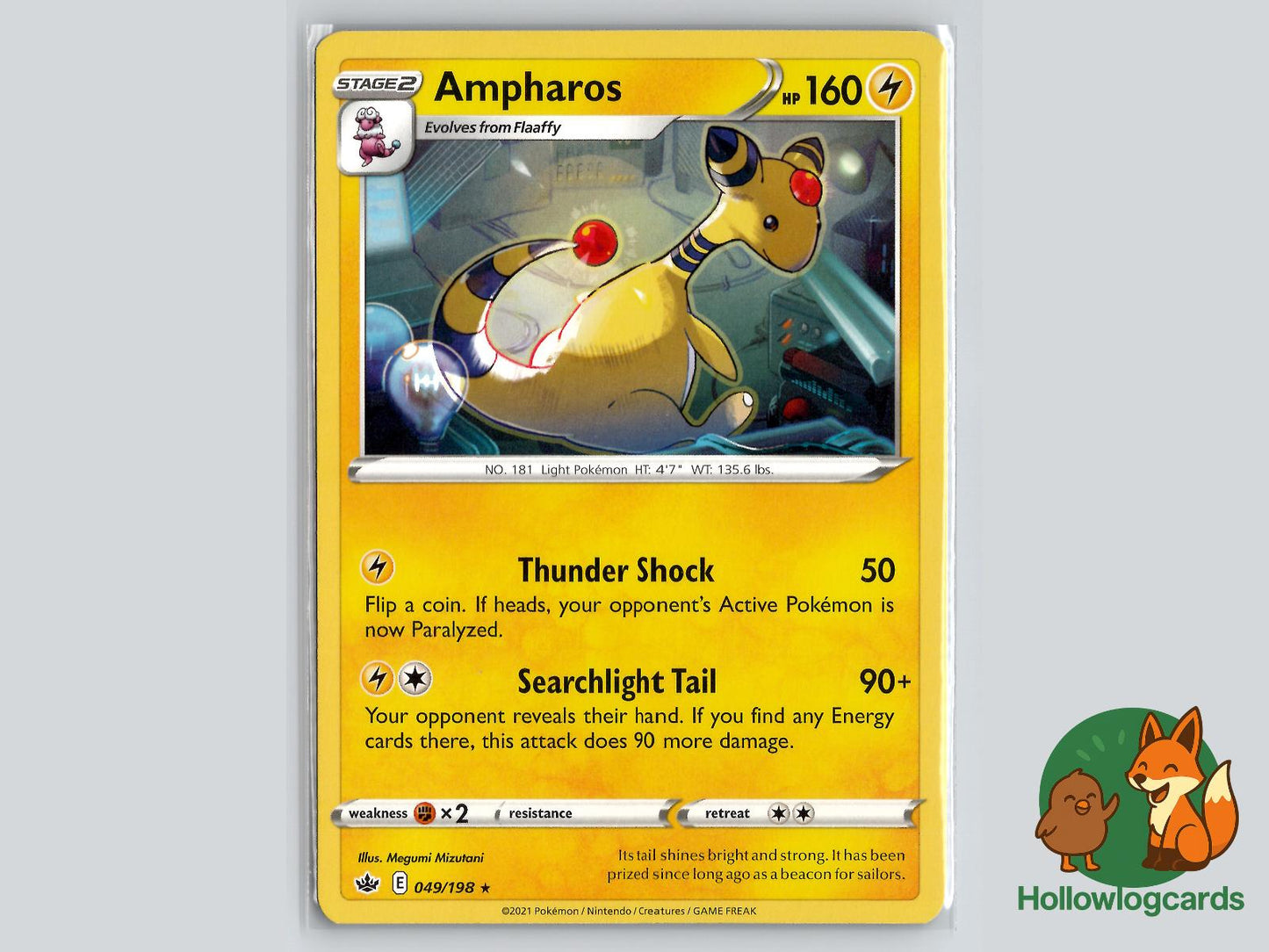 Ampharos (049/198) - Chilling Reign Pokémon Card