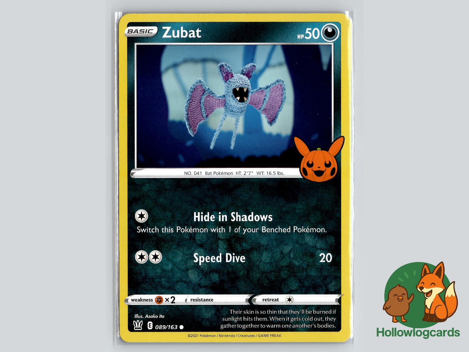 Zubat (089/163) Pokémon Card