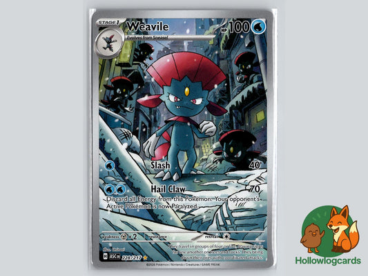 Weavile (228/217) Pokémon Card
