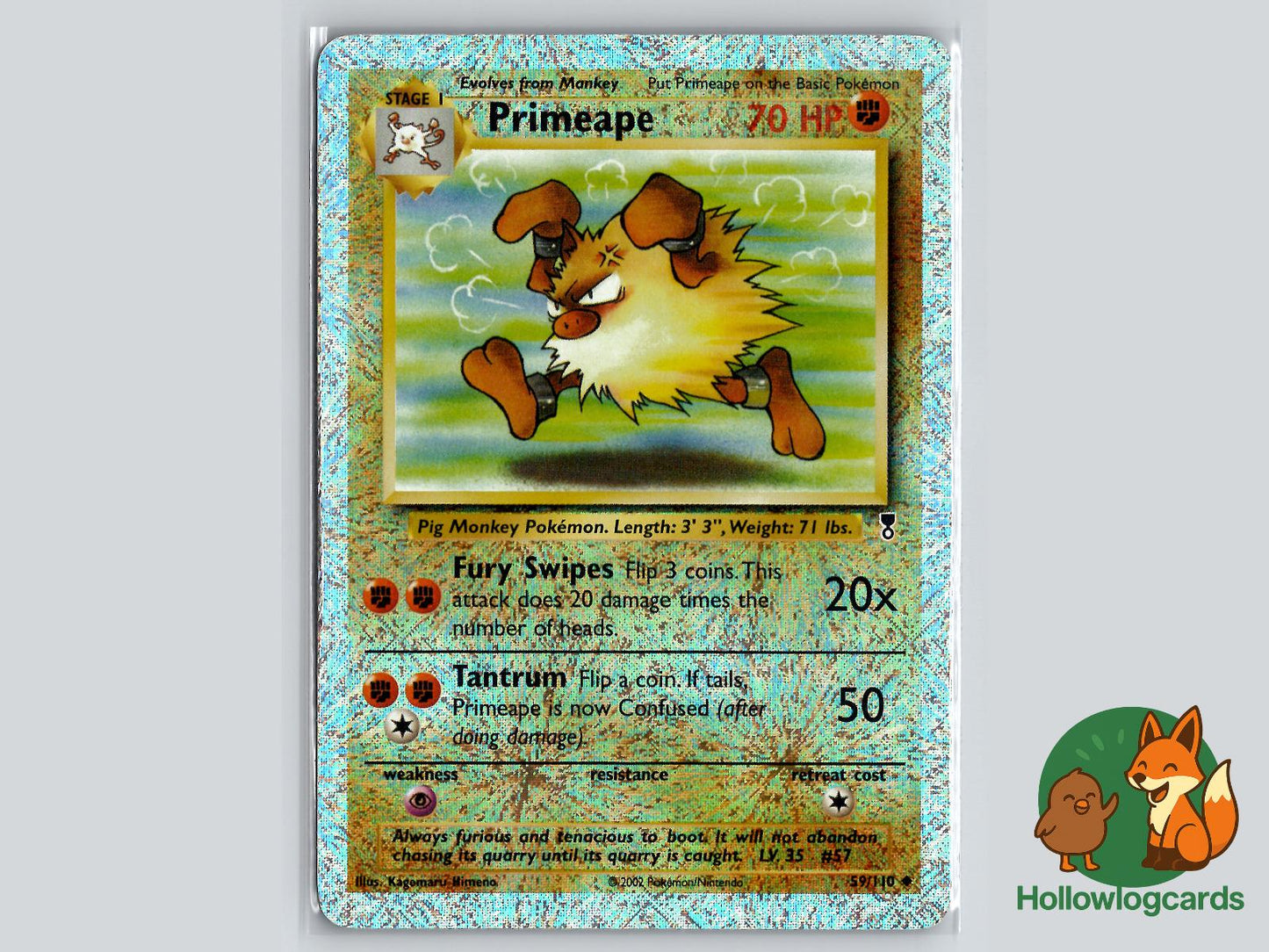 Primeape (59/110) - Legendary Collection Pokémon Card