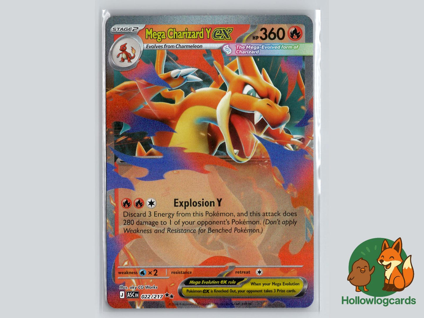 Mega Charizard Y ex (022/217) Pokémon Card