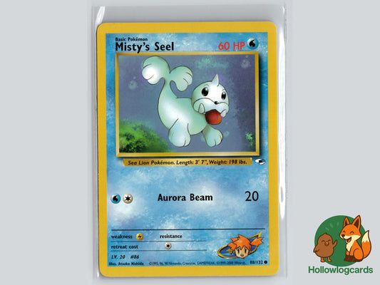 Misty's Seel (88/132) - Gym Heroes Pokémon Card
