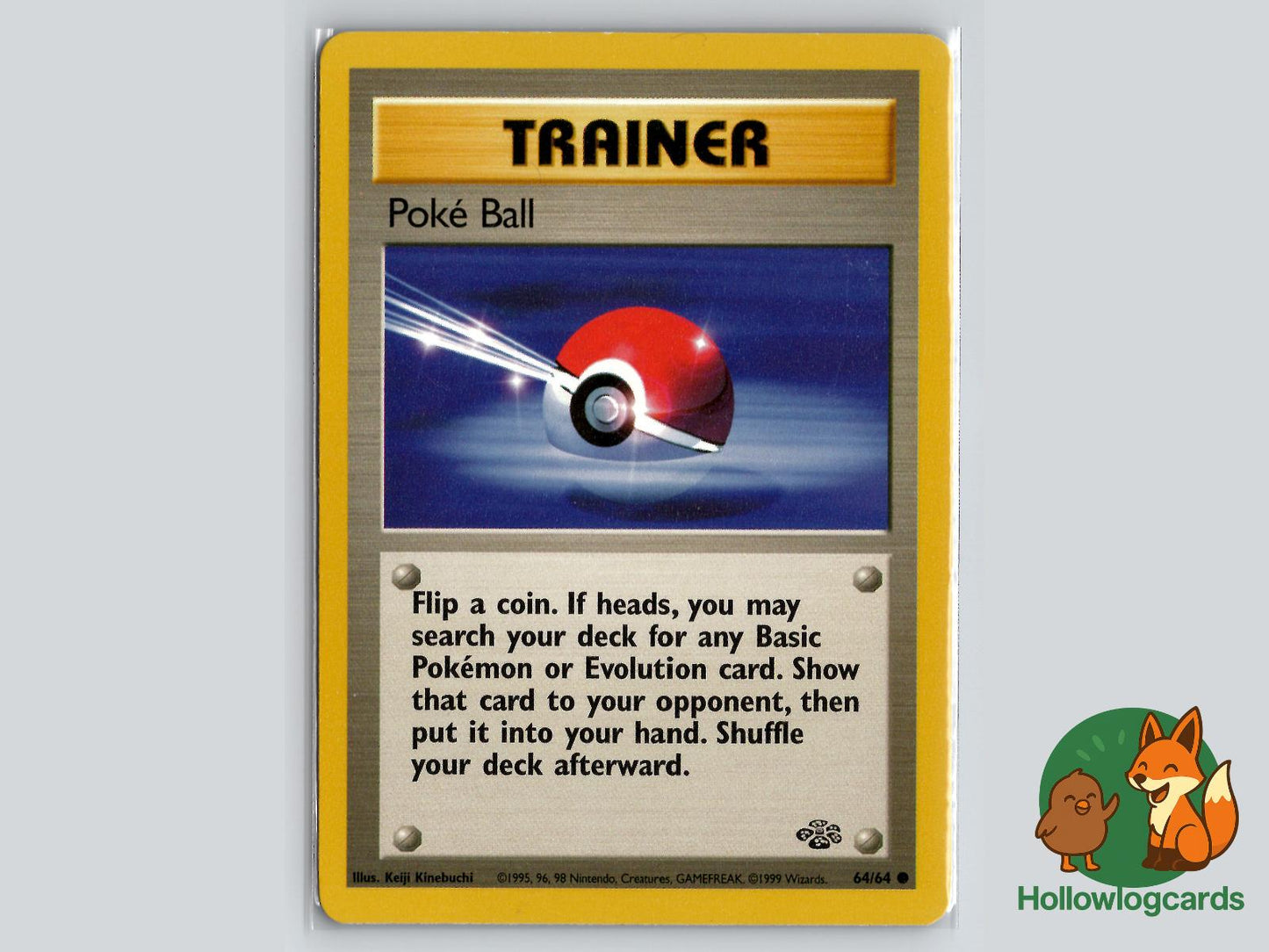 Poke Ball (64/64) - Jungle Pokémon Card