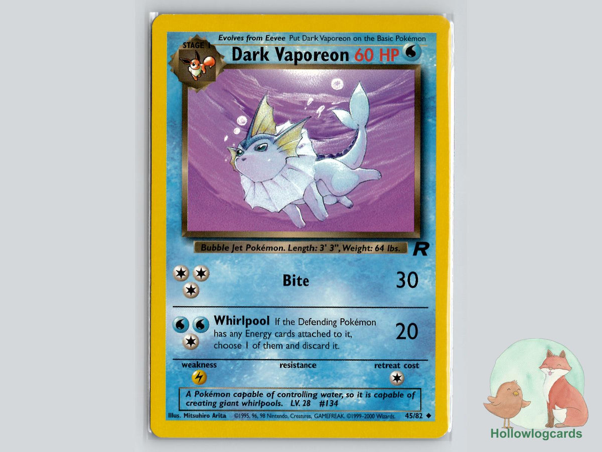 Dark Vaporeon (45/82) - Team Rocket Pokémon Card