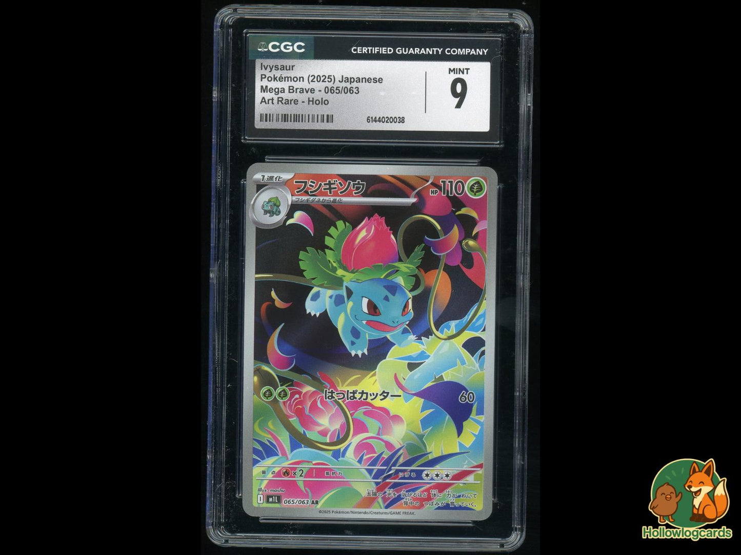 Graded Ivysaur (065/063) Pokémon Card
