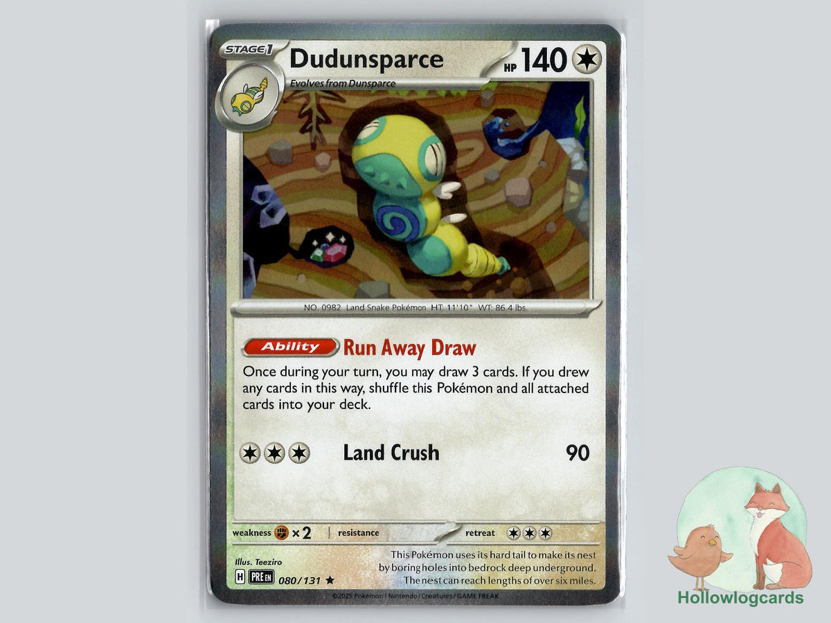 Dudunsparce (080/131) - Prismatic Evolutions Pokémon Card