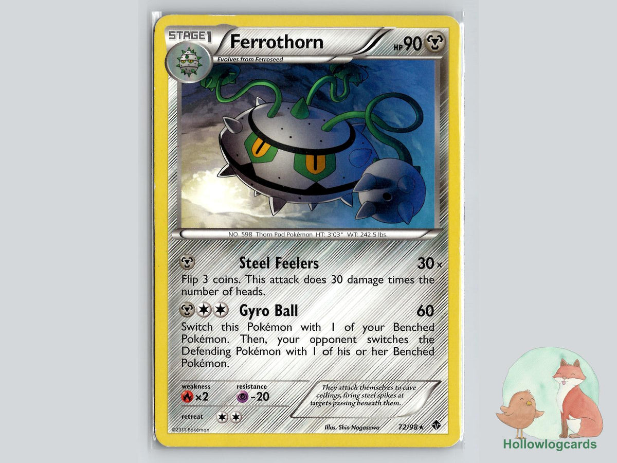 Ferrothorn (72/98) - Emerging Powers Pokémon Card