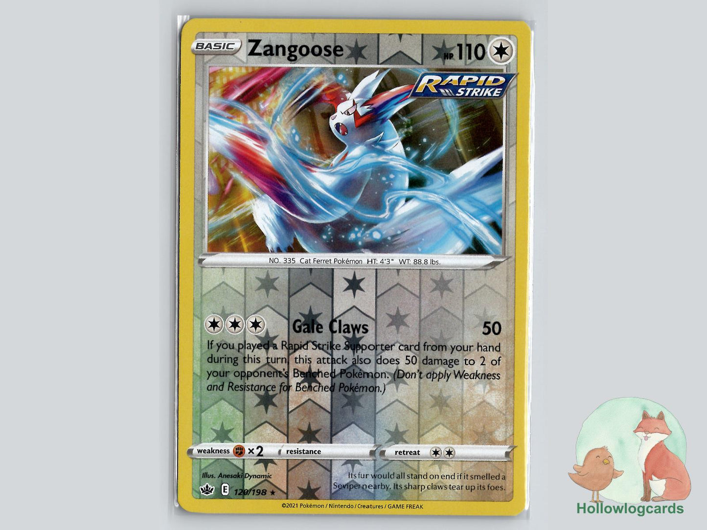 Zangoose (120/198) - Chilling Reign Pokémon Card
