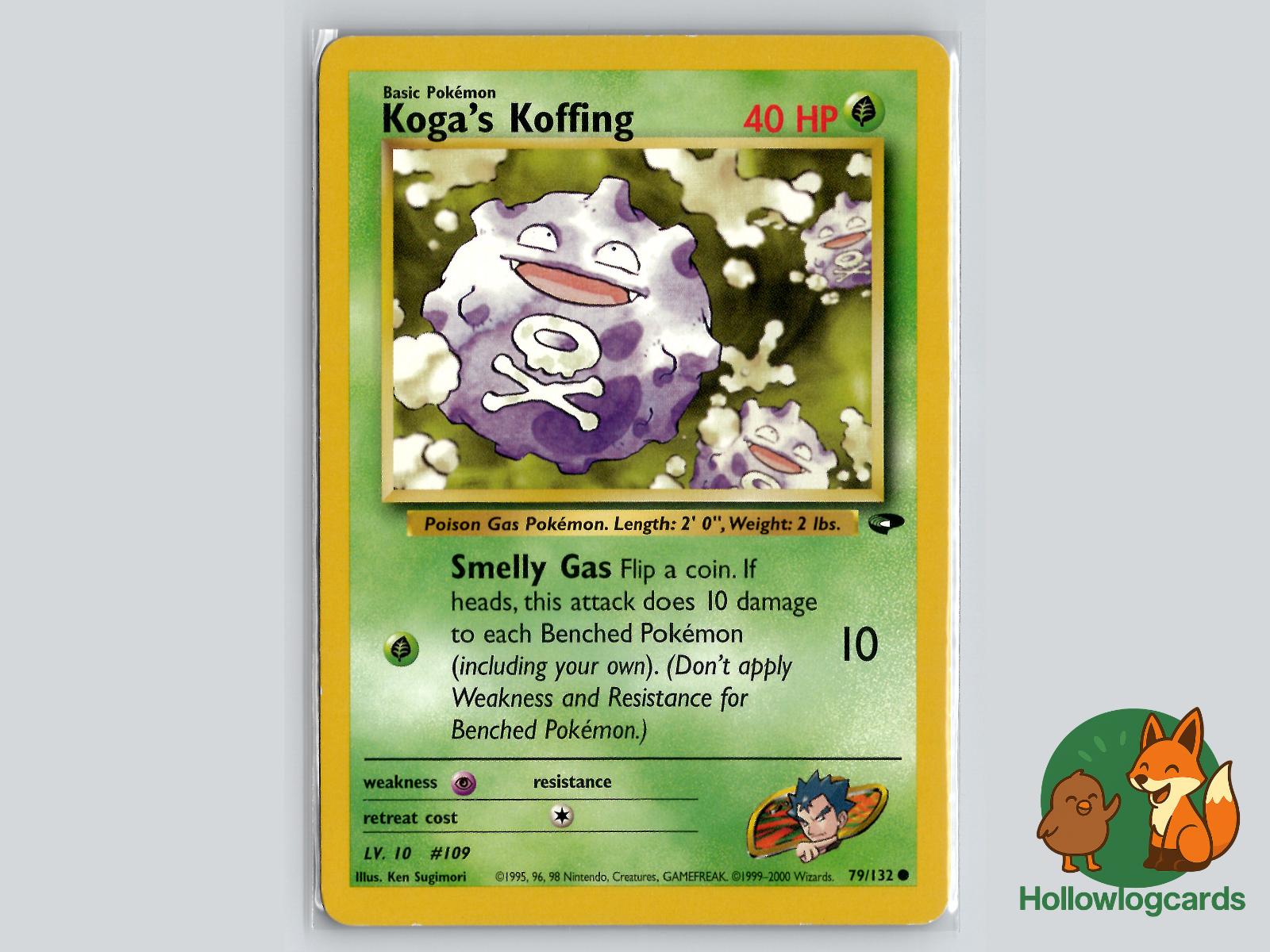 Koga's Koffing (79/132) - Gym Challenge Pokémon Card