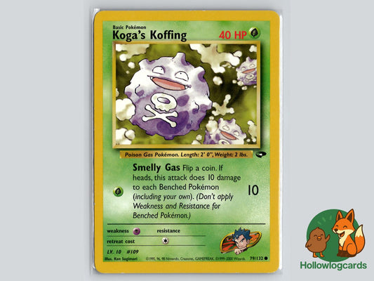 Koga's Koffing (79/132) - Gym Challenge Pokémon Card