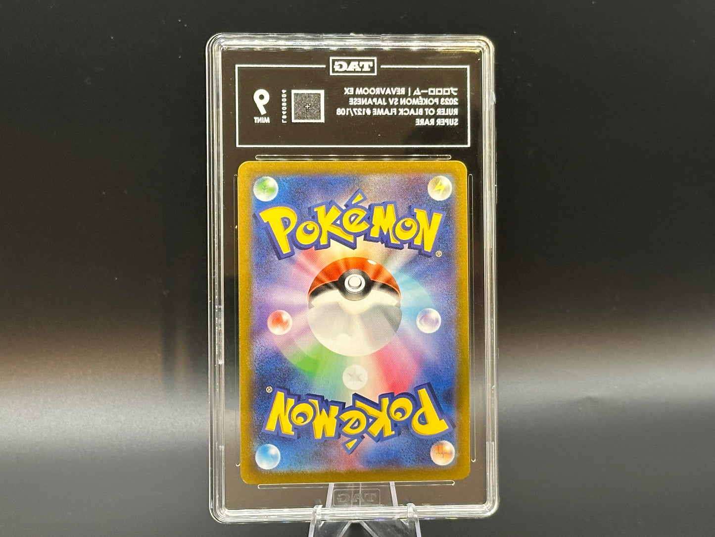 Graded - Revavroom ex - Ruler of the Black Flame 127/108 - Modern - Standard - Kawaguchi (JAP) - TAG 9